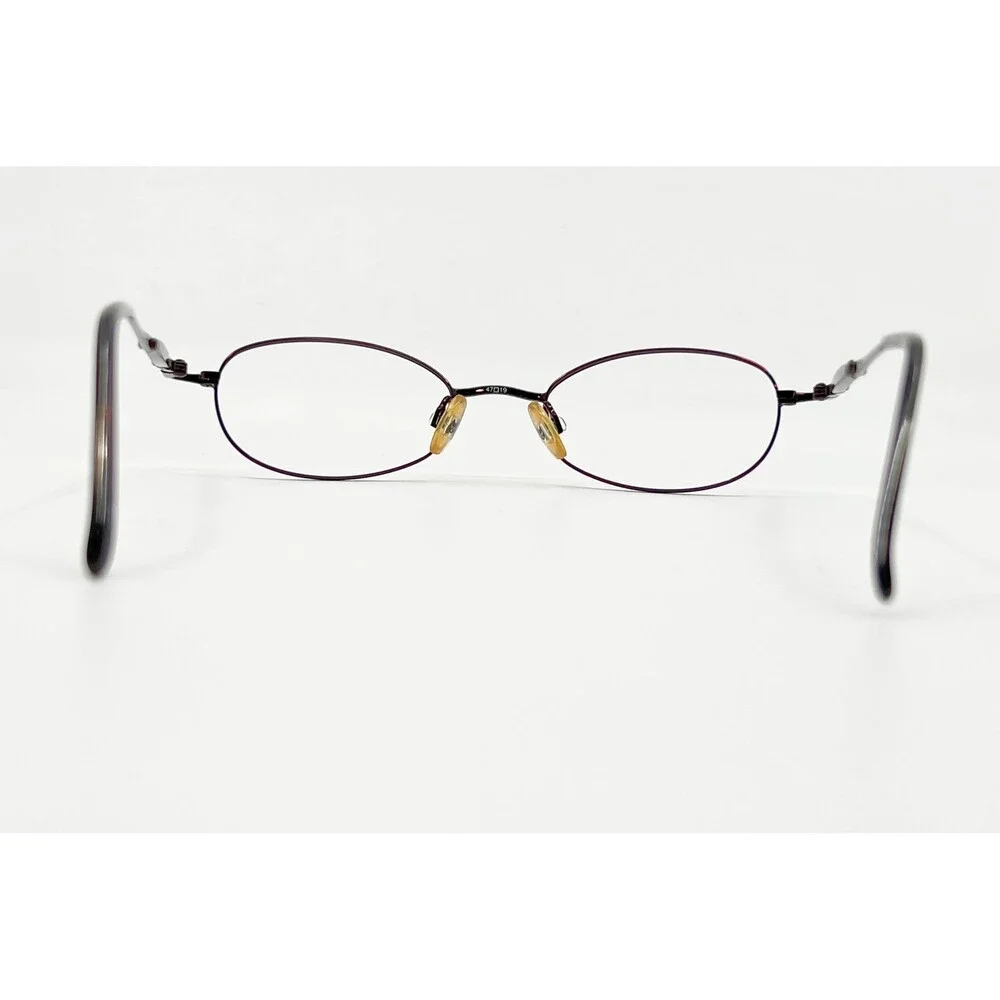 Cosmopolitan Eyeglass Frames Women Purple Witty Port Oval 47-19-140